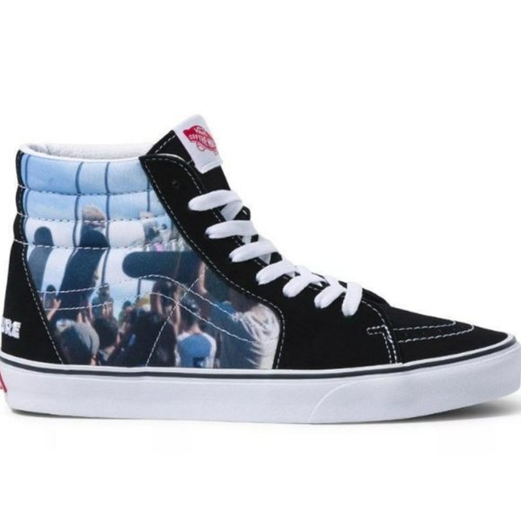 Vans Men's MOCA Frances Stark Sk8-Hi Sneaker In Black Size 12 - Picture 5 of 13